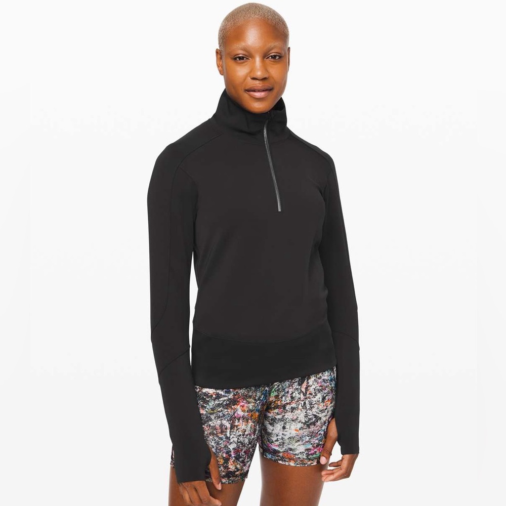 Lululemon RUN TO RESET 1/2 ZIPBlack Size: M